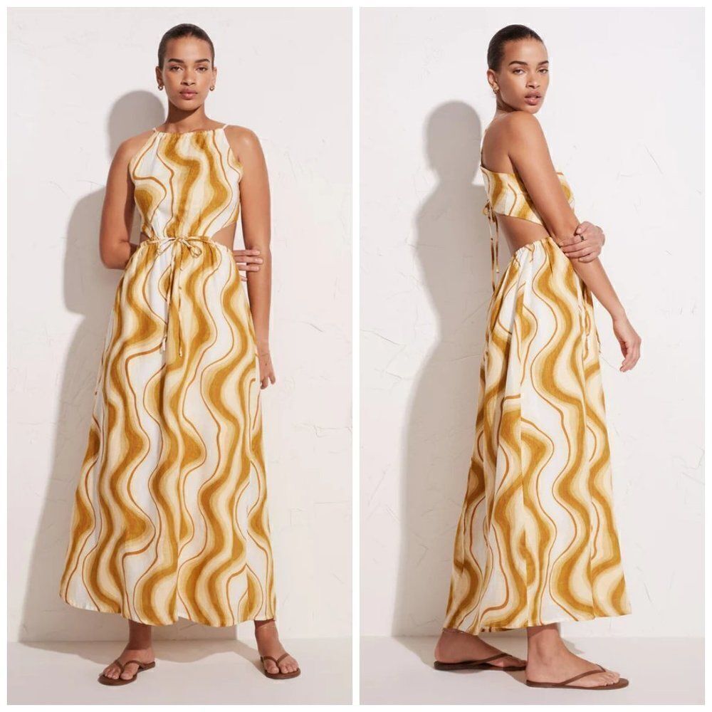 FAITHFULL THE BRAND La Piedra Maxi Dress in Talamanca Print